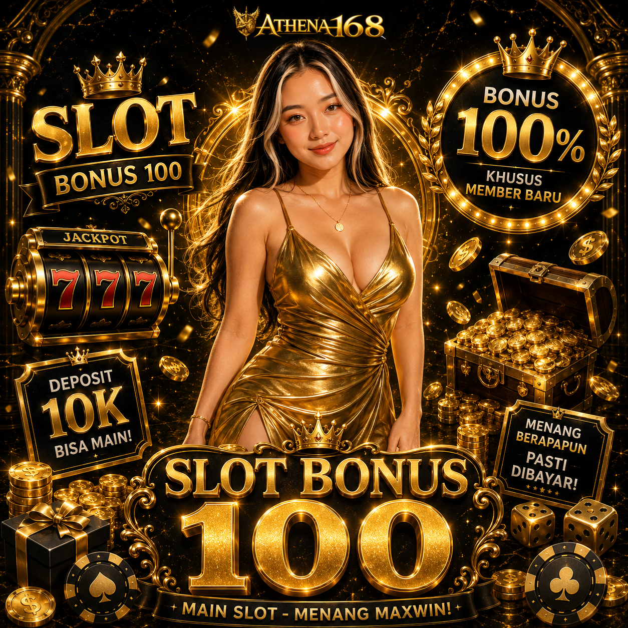 ATN88: SLOT BONUS 100 🦀 Promo Khusus Slot Bonus New Member 100 Di Awal To 10x 5x 3x Terbaru 2026